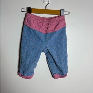 Vintage Oshkosh pink and Blue Baby Pants